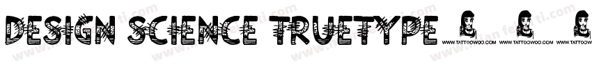 design science truetype字体转换